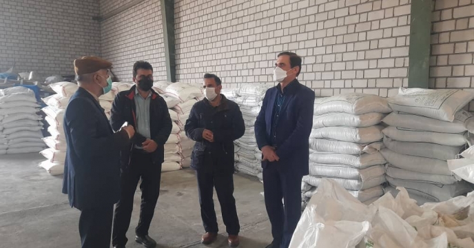 بازدید سرپرست شرکت خدمات حمایتی کشاورزی استان گیلان از کارگزاری انبار اتحادیه مرکزی در شهرستان املش