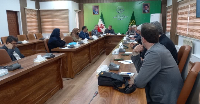 حضور معاون مالی و اداری بازرگانی و کارشناس بذر در سازمان جهاد کشاورزی استان گیلان