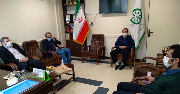 دیدار مدیرعامل اتحادیه تعاونی روستایی استان همدان با مدیر شرکت خدمات حمایتی کشاورزی استان همدان 