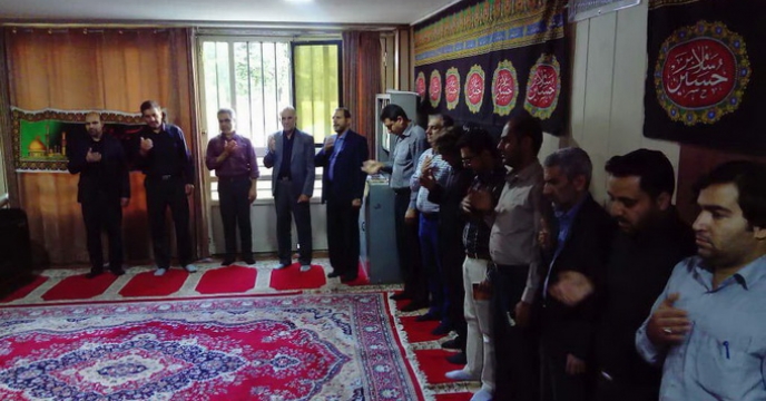 برگزاری مراسم عزاداری به مناسبت تاسوعای حسینی در محل شرکت خدمات حمایتی کشاورزی استان فارس