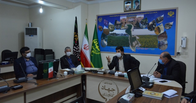 جلسه کارگروه تولیدات گیاهی در استان آذربایجان شرقی