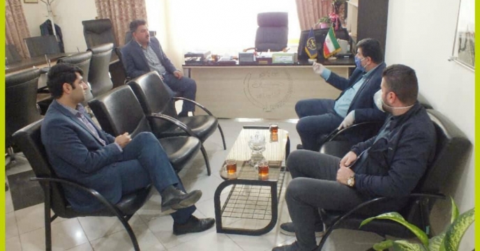 جلسه ملاعلی مدیر جهادکشاورزی شهرستان گرگان با هزارجریبی مدیر شرکت خدمات حمایتی کشاورزی استان