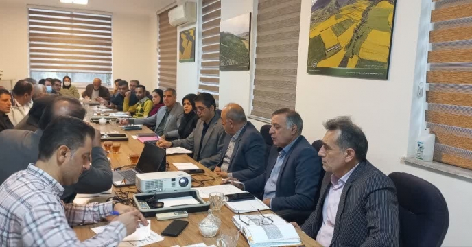  برگزاری جلسه  ستاد فنی تولیدات گیاهی  سازمان جهاد کشاورزی  استان استان گلستان 