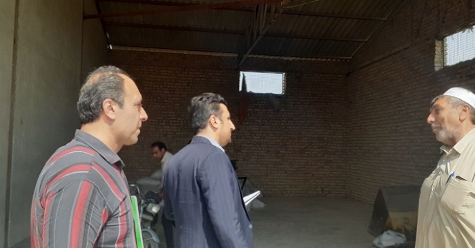 بازدید از متقاضی جدید کارگزاری کود در گلستان