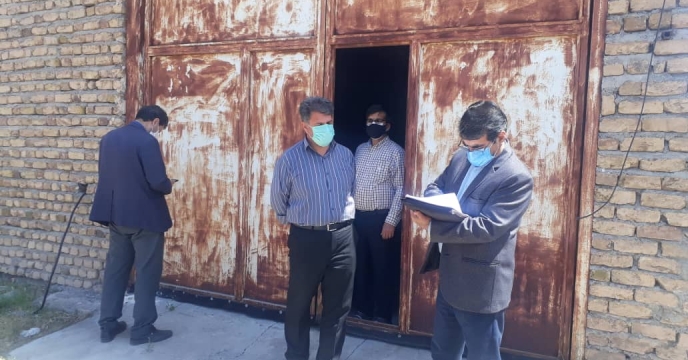بازدید از شرایط انبار درخواست عاملیت جدید کارگزاری شهرستان میانه روستای گون دوغدی