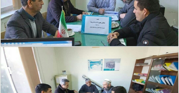 حضور کارشناس شرکت خدمات حمایتی کشاورزی گلستان در جلسه کمیته فنی مدیریت جهاد کشاورزی شهرستان  گمیشان