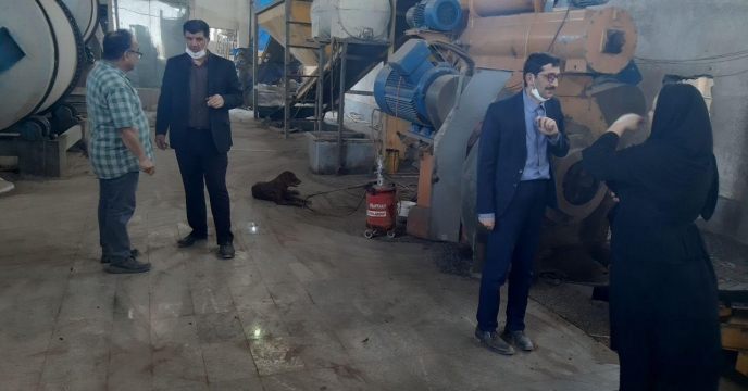 بازدید از  واحد تولیدی کود  ترشیز آق  قلا در گلستان
