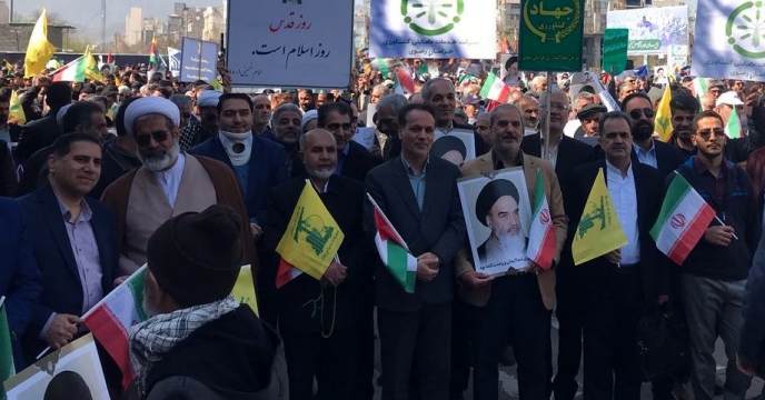 ایرانیان غیور بار دیگر با حضور پرشور خود در راهپیمایی روز قدس، ثابت کردند که مردم فلسطین تنها نیستند