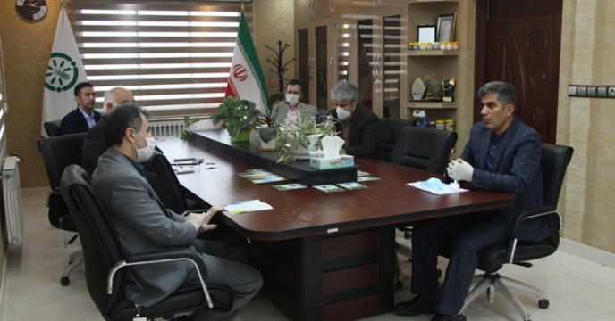 حضور رئیس سازمان جهاد کشاورزی استان گیلان درشرکت خدمات حمایتی کشاورزی