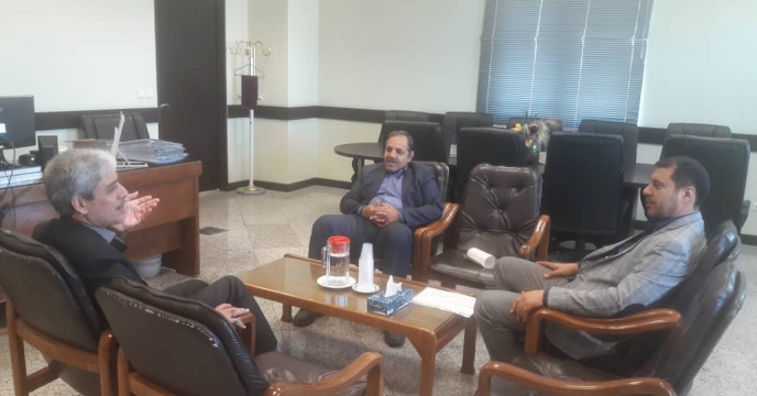 جلسه با معاون سازمان و مدیر شهرستان سازمان جهاد کشاورزی 