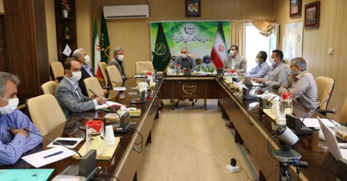 اولین جلسه کارگروه پدافند غیرعامل زیستی سازمان جهاد کشاورزی استان کردستان در سال 99
