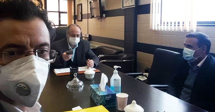 جلسه با رئیس شورای اسلامی شهر استان همدان درخصوص مشکلات موجود شرکت خدمات حمایتی کشاورزی همدان با شهرداری 