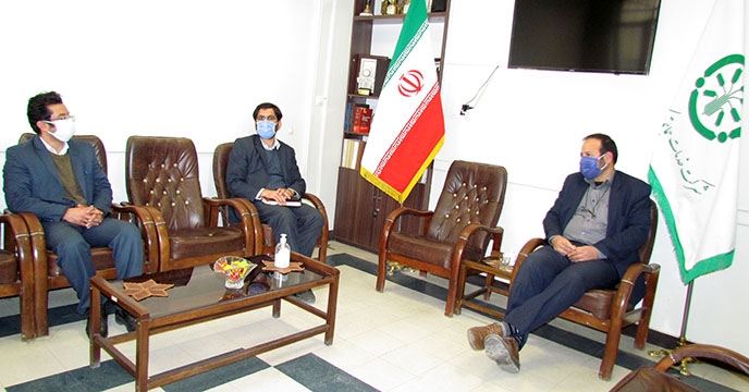 دیدار مدیر حراست سازمان جهاد کشاورزی استان همدان از شرکت خدمات حمایتی کشاورزی استان