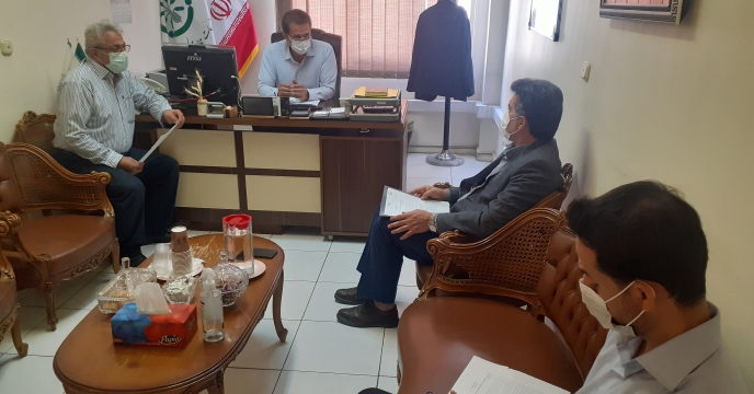برگزاری جلسه با امین اموال شرکت در خصوص فروش ادوات اسقاطی