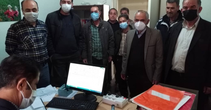 بازدید از روند صدور حواله الکترونیک در شهرستان بوئین زهرا 