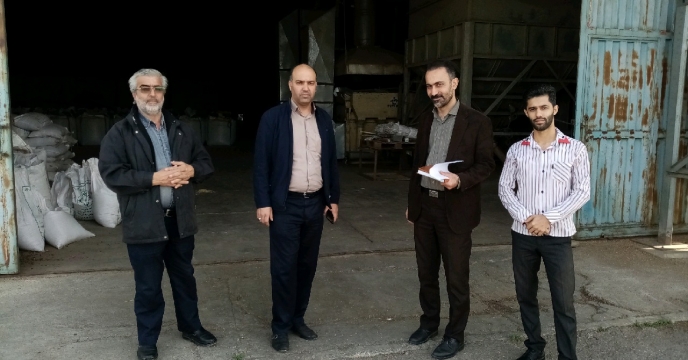 بازدید کارشناس سازمان آتش نشانی و خدمات ایمنی شهرداری گرگان از سیستم اطفاء حریق انبار قرق