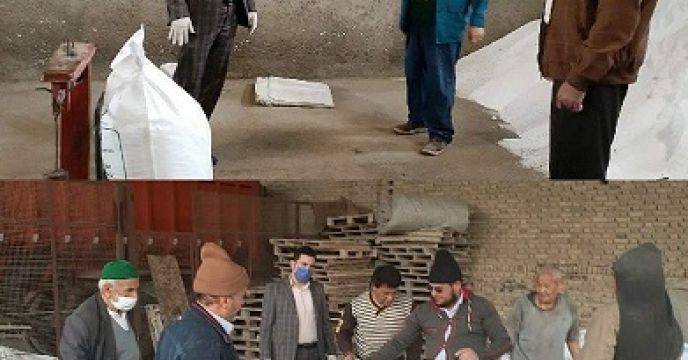 بازدید و نظارت مستمر مسئول حراست و اداره بازرگانی شرکت خدمات حمایتی کشاورزی استان گلستان از کارگزاری های توزیع کود