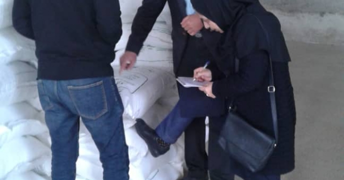 بازدید دوره ای از انبار کارگزاران کودشهرستان کردکوی گلستان