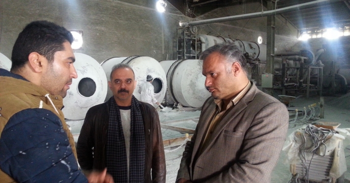 بازدید از کارخانه تولید کود استان کرمانشاه 