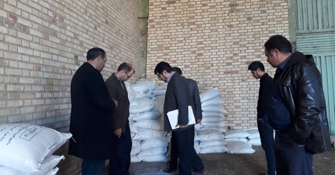 بازدید از انبار کارگزاران شهرستان خداآفرین استان آذربایجان شرقی