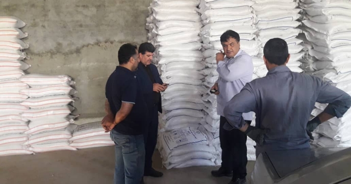 بازدید مدیر شرکت خدمات حمایتی کشاورزی استان گلستان  از انبار کارگزاری کود در استان