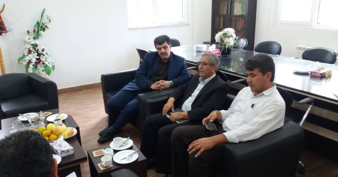 دیدار مدیر شرکت خدمات  حمایتی کشاورزی  استان گلستان  با مدیر جهاد کشاورزی کشاورزی شهرستان کردکوی
