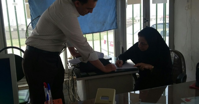 بازدید  از انبار کارگزاران  شهرستان  گمیشان