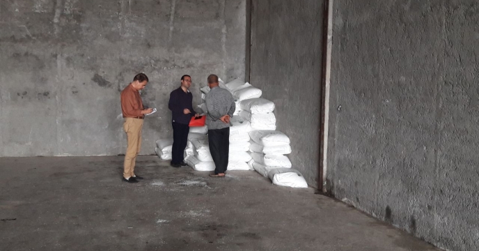 بازدید دوره ای  از انبار  کارگزاران کود در استان گلستان