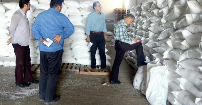 بازدید دوره ای پایش کود استان از انبار کارگزاران اسان گلستان
