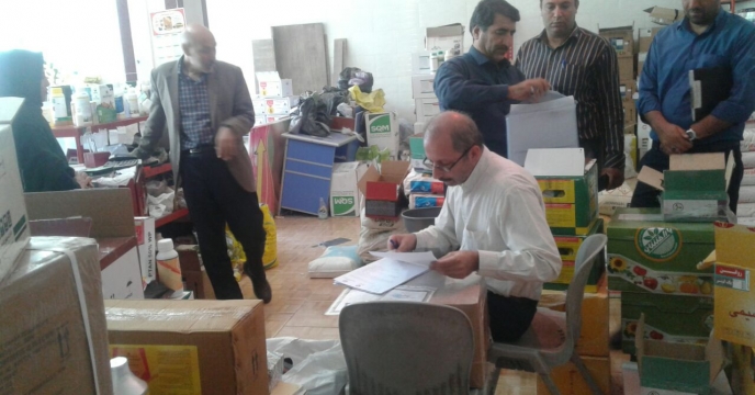بازدید اکیپ نظارتی کمیته توزیع کود استان از کارگزاران شهرستان مرند