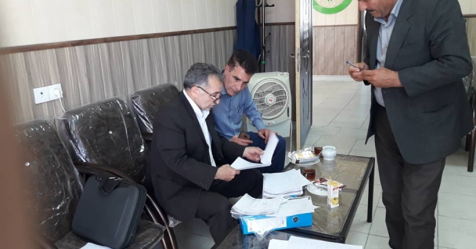 بازدید اکیپ پایش توزیع کود استان آذربایجان شرقی از کارگزاران شهرستان مرند