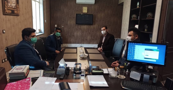 جلسه مشترک بین مدیر شرکت خدمات حمایتی کشاورزی لرستان و مدیر بازرگانی شرکت ماشین 