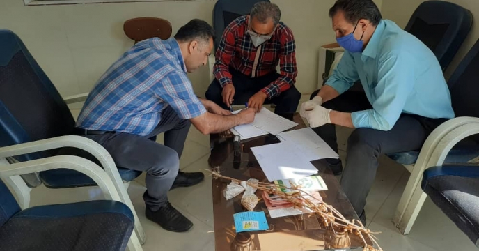 بازدید دوره ای  ازکارگزاری های کود در شهرستانهای کردکوی  گلستان
