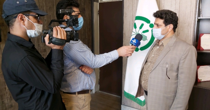 مصاحبه صدا و سیمای مرکز لرستان با مدیر شرکت خدمات حمایتی کشاورزی لرستان