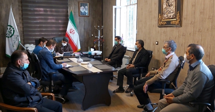 جلسه هماهنگی قبل از انبارگردانی مدیر و کارشناسان شرکت خدمات حمایتی کشاورزی لرستان