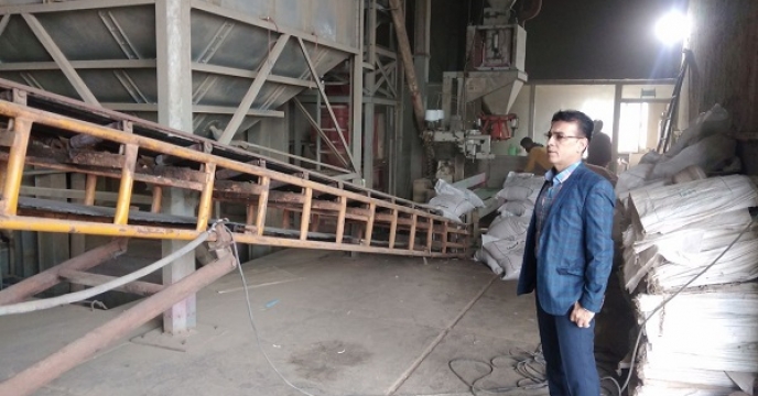 بازدید از وضعیت  بوجاری بذر گندم در گلستان