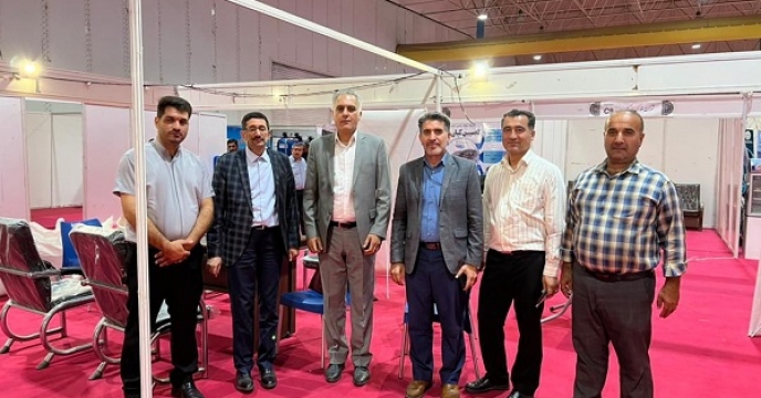 حضور همکار ستاد مرکزی شرکت  در نمایشگاه بین اللملی نهاده های کشاورزی در گلستان