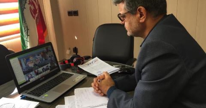 حضور مدیر شرکت خدمات حمایتی کشاورزی خراسان شمالی در جلسه ویدئو کنفرانس ستاد مرکزی