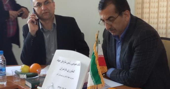 ملاقات عمومی رئیس سازمان به همراه مدیر مازندران با کشاورزان آمل