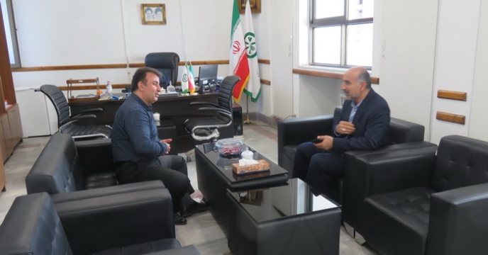 دیدار مدیرکل دامپزشکی مازندران با مدیر استان مازندران