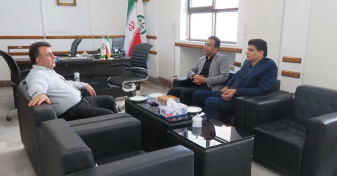 ملاقات مدیرجهاد کشاورزی نکا با مدیر استان مازندران