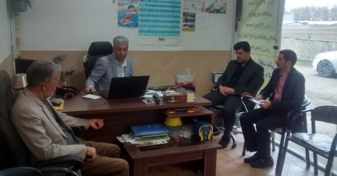 بازدید سرپرست شرکت خدمات حمایتی کشاورزی استان از  انبار کارگزاران کود
