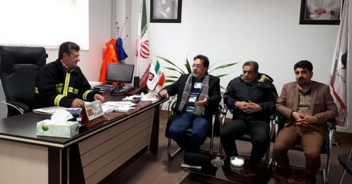 بازدید مسئولان آتش نشانی