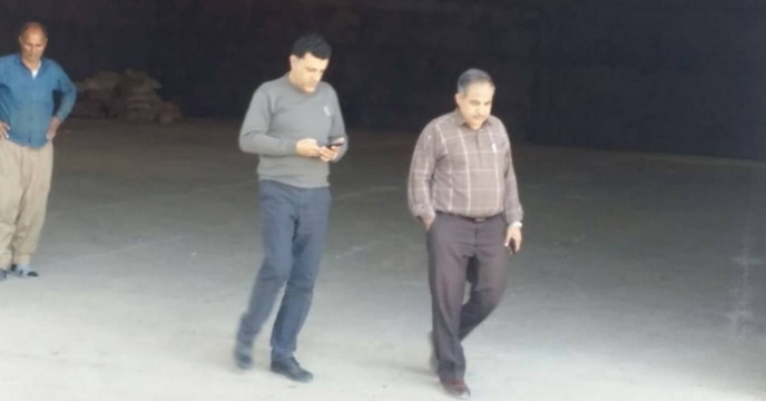 بازدید مدیر از انبار سازمانی استان ایلام