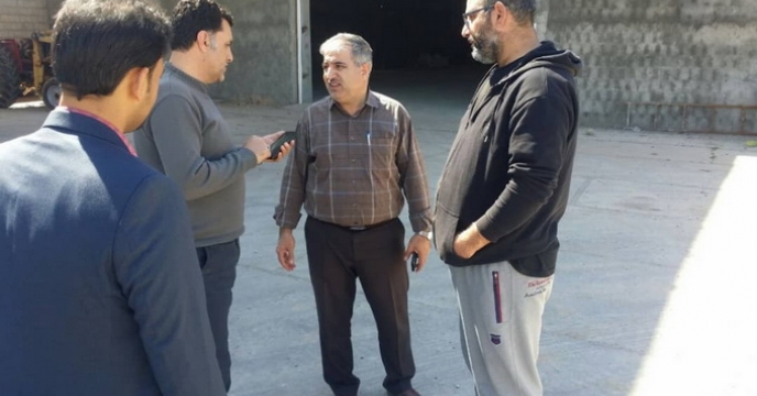 بازدید مدیر شرکت خدمات حمایتی کشاورزی استان ایلام از کارخانه تولید کود