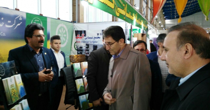 بازدید از غرفه شرکت خدمات حمایتی کشاورزی استان لرستان در ششمین نمایشگاه کشاورزی  