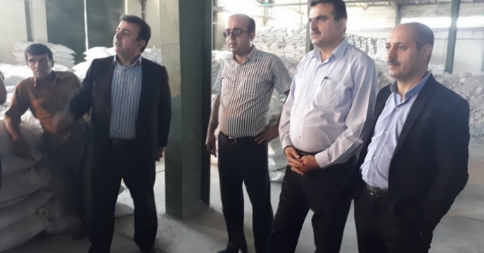 بازدید مدیر شرکت خدمات حمایتی کشاورزی استان مازندران از مجتمع کود و سم چمستان