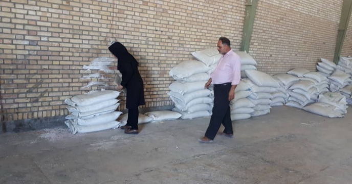 بازدید از انبار کارگزار شهرستان خوسف استان خراسان جنوبی
