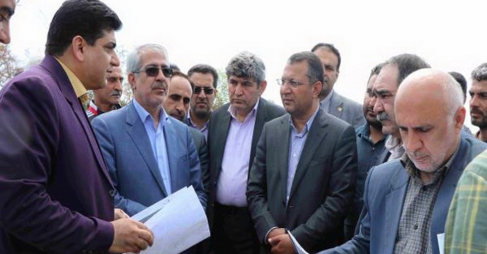 بازدید رئیس و اعضای کمیسیون کشاورزی مجلس از خسارت سیل به بخش کشاورزی  استان مازندران