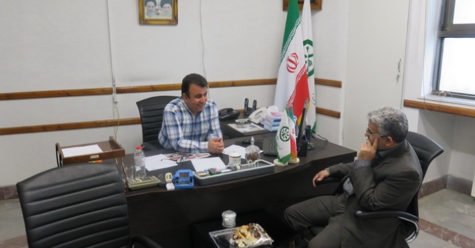 دیدار مدیر جهاد کشاورزی میاندرود با مدیر استان مازندران